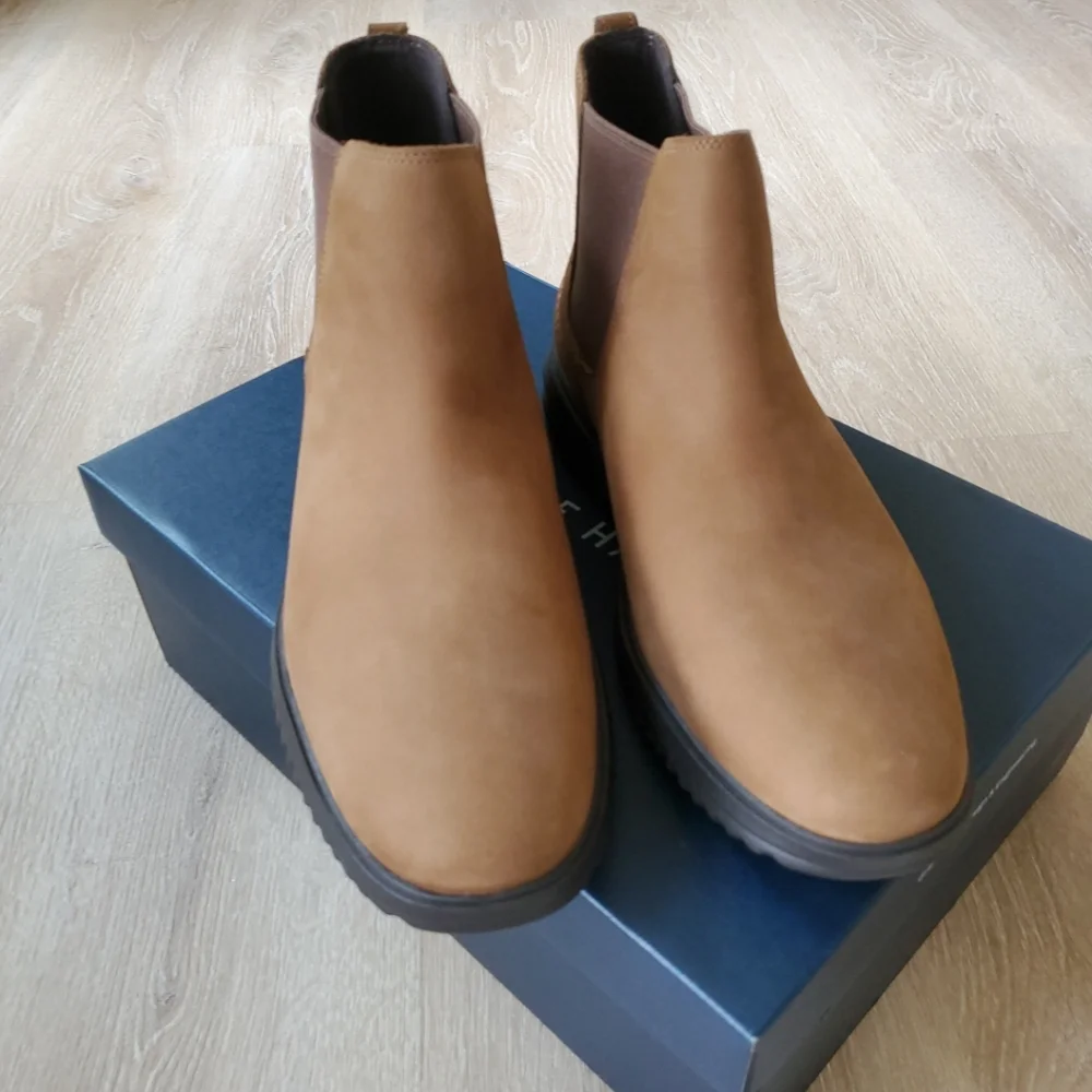 Cole Haan Grand Plus Chelsea Boot Brown Lumber/Java (C38789) Mens Size 13